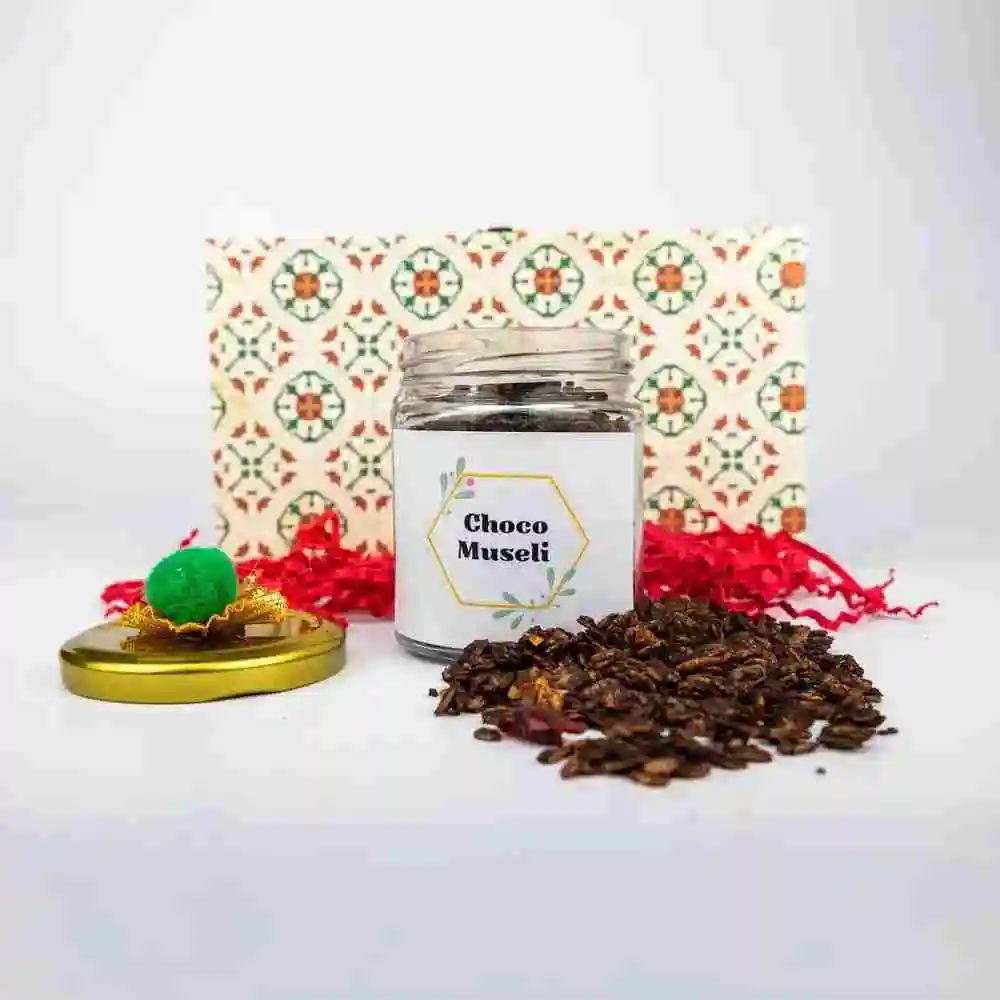 Delicious choco muesli hamper, perfect for gifting
